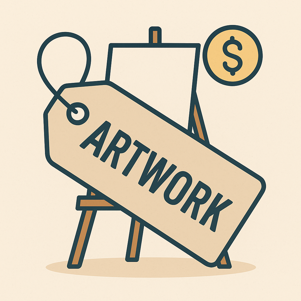 🖼️ Savoir mettre un prix à une œuvre d’art : guide complet pour les artistes